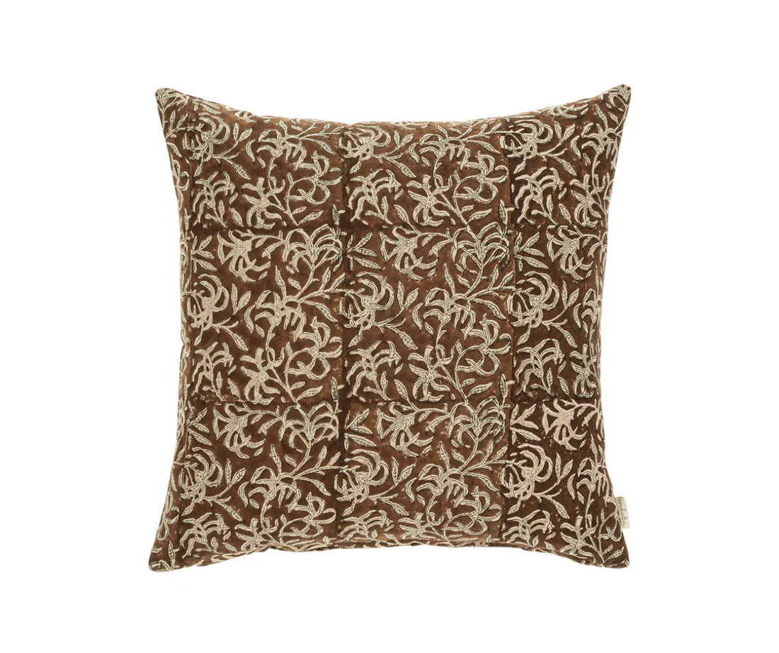 20x20 Saffron Block Print Pillow