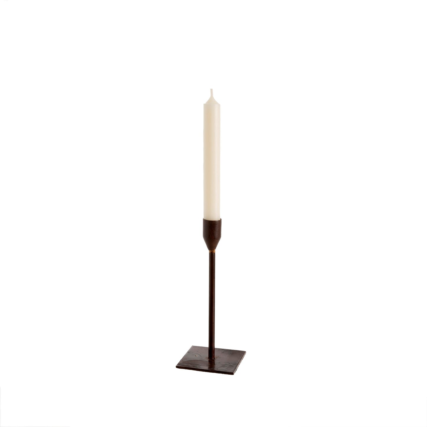 Bonita Brown Iron Candlestick