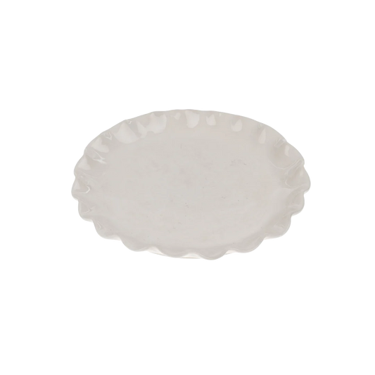 Calypso Scalloped Dessert Plate Set of 4