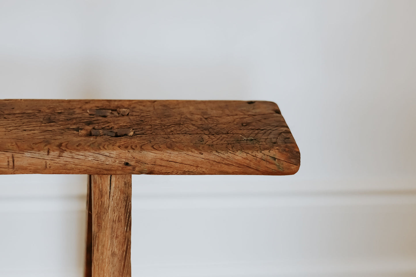 Handcrafted Skinny Wooden Bench