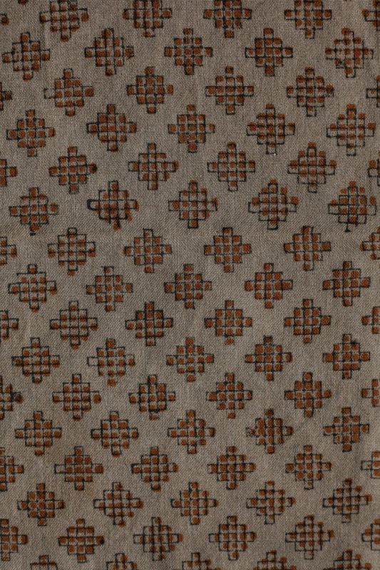 20x20 Block Print Pillow Cover - Penny