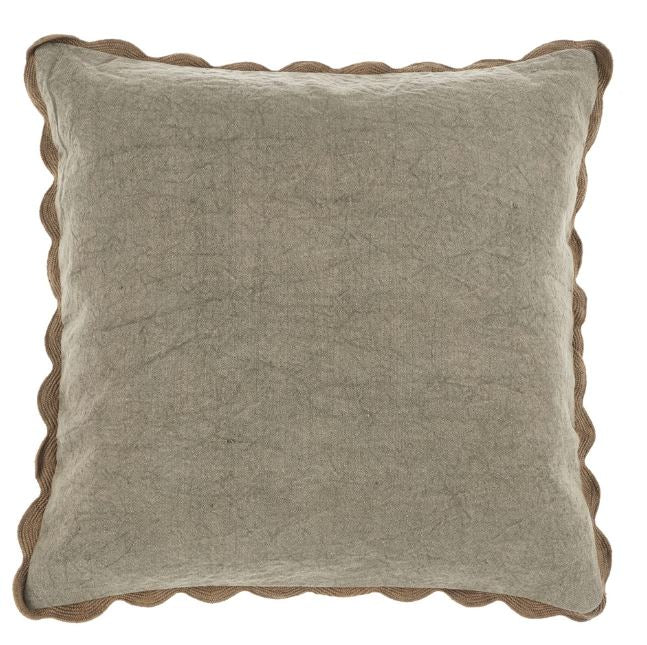 Scalloped Edge Pillow