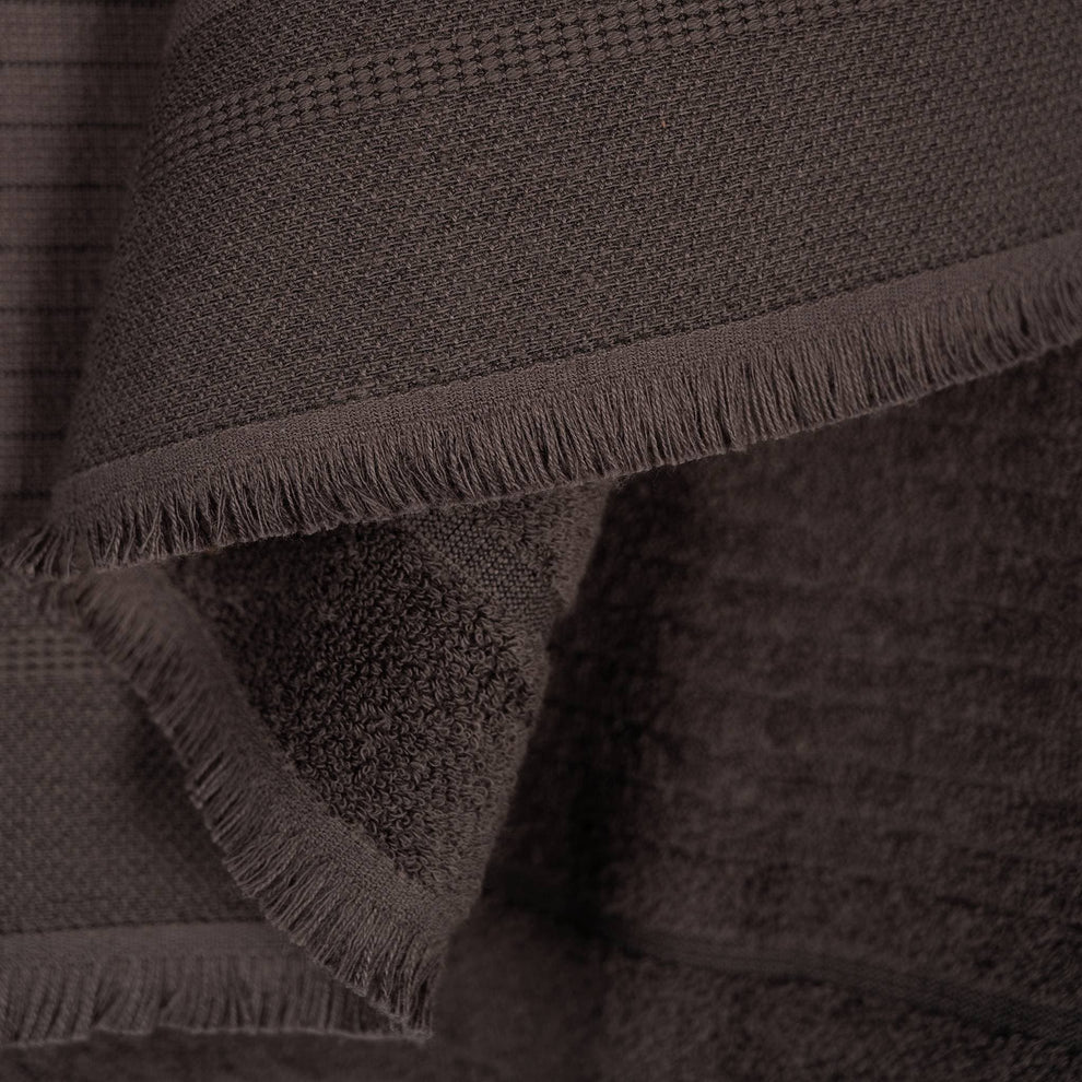 Hand Towel - Terry Leo - Charcoal