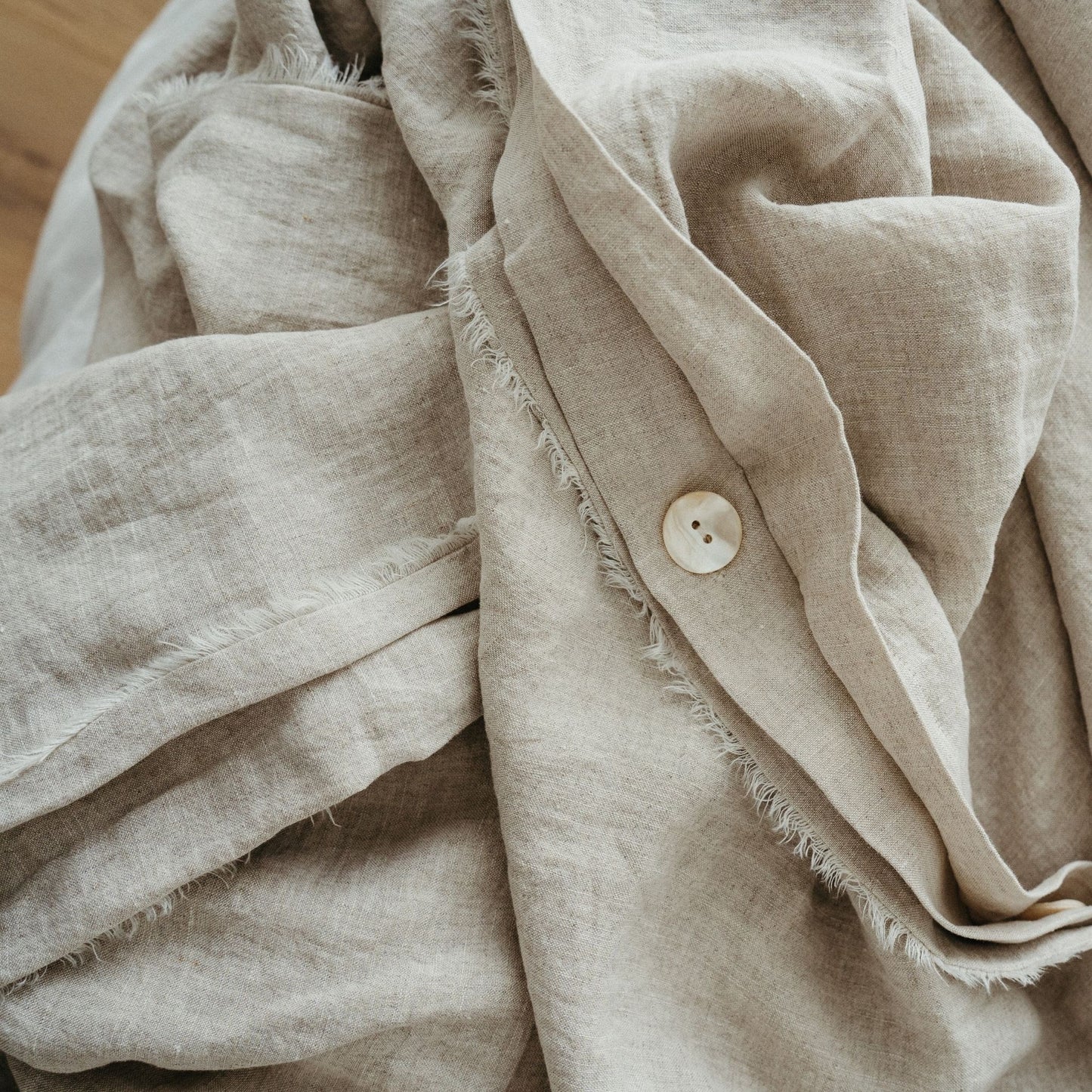 Linen Duvet Set Chambray