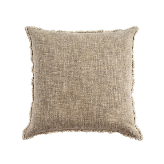 20x20 Selena Linen Pillow - Grey