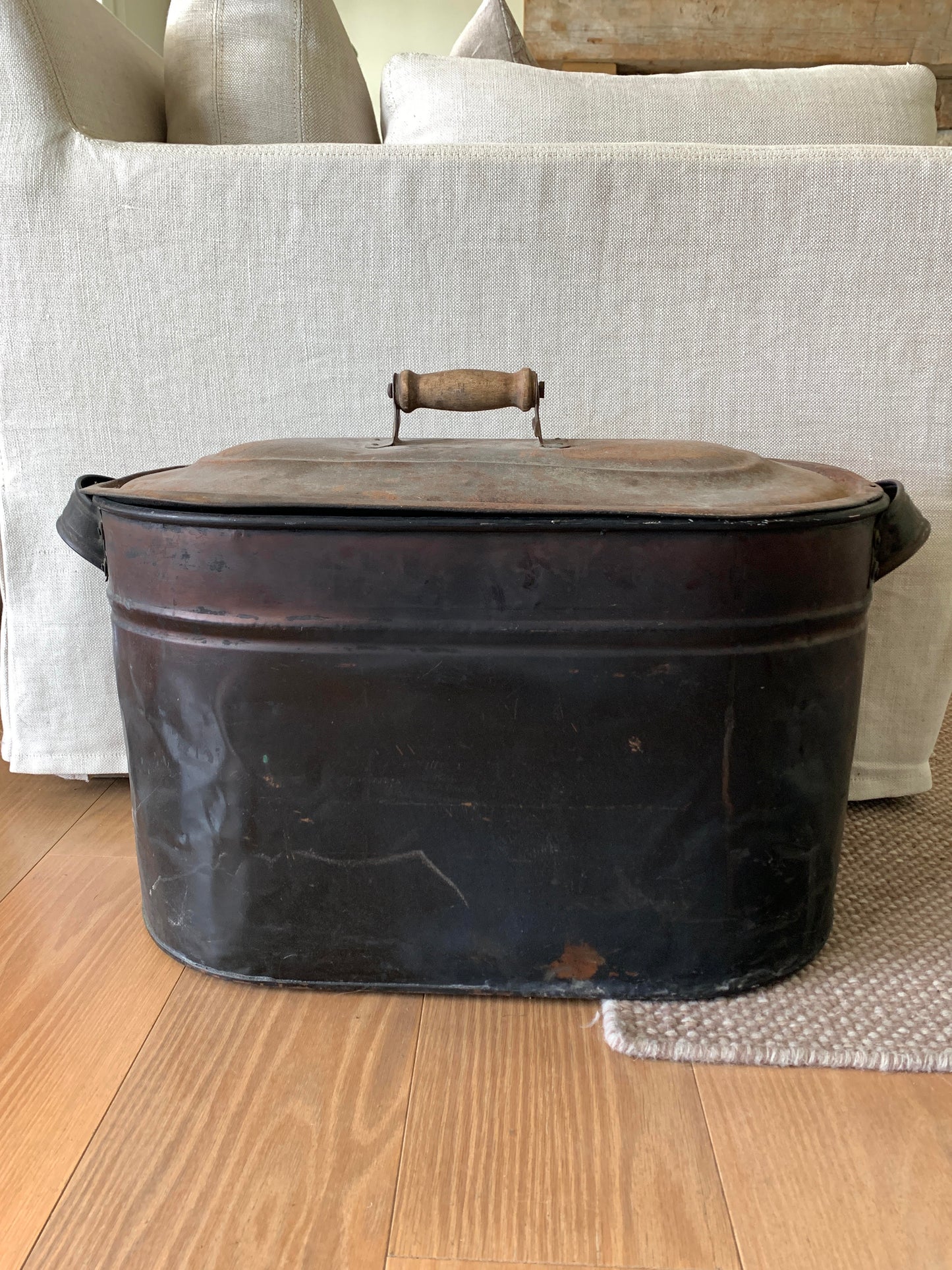 Vintage Metal Bin